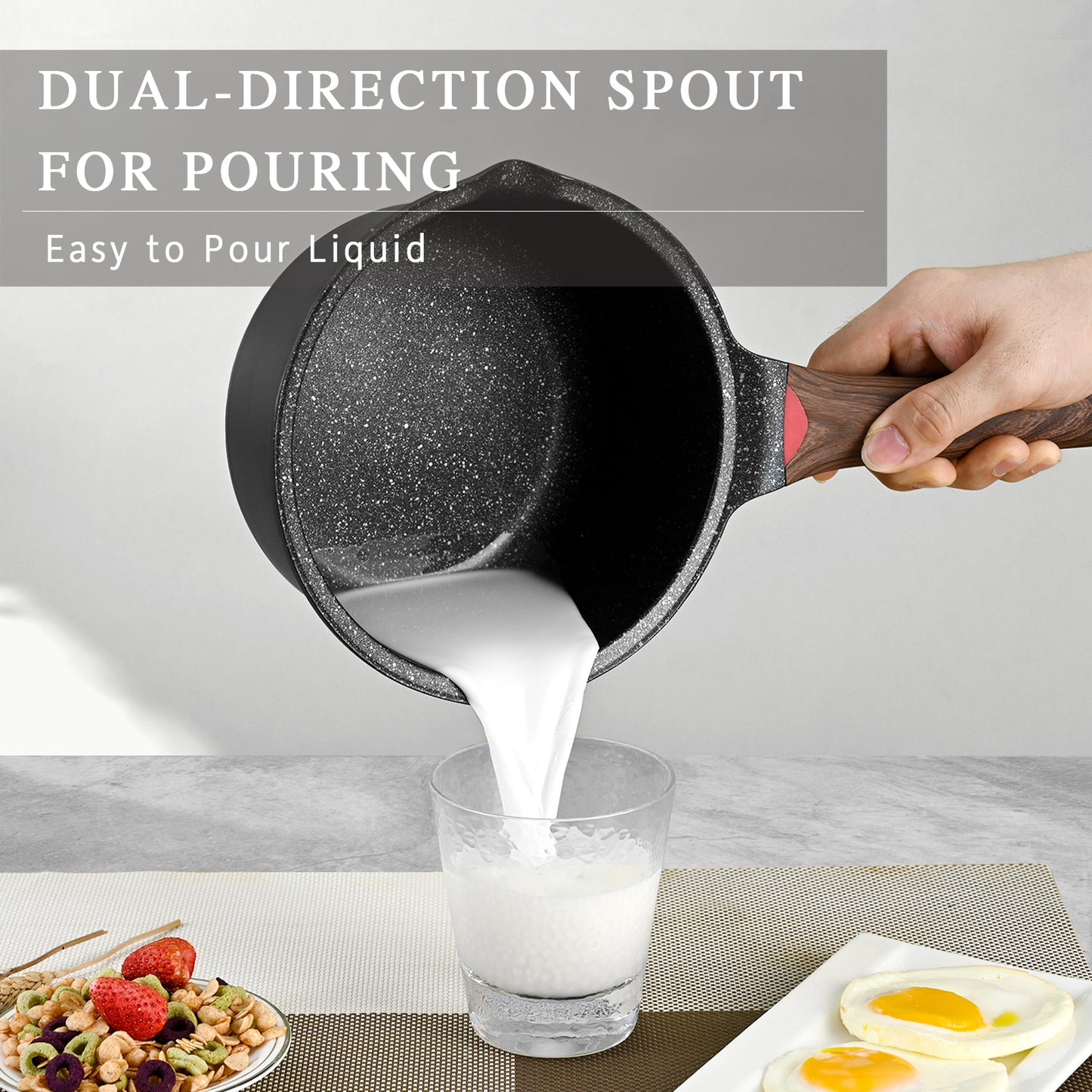 Vinchef Nonstick Sauce Pan with Lid