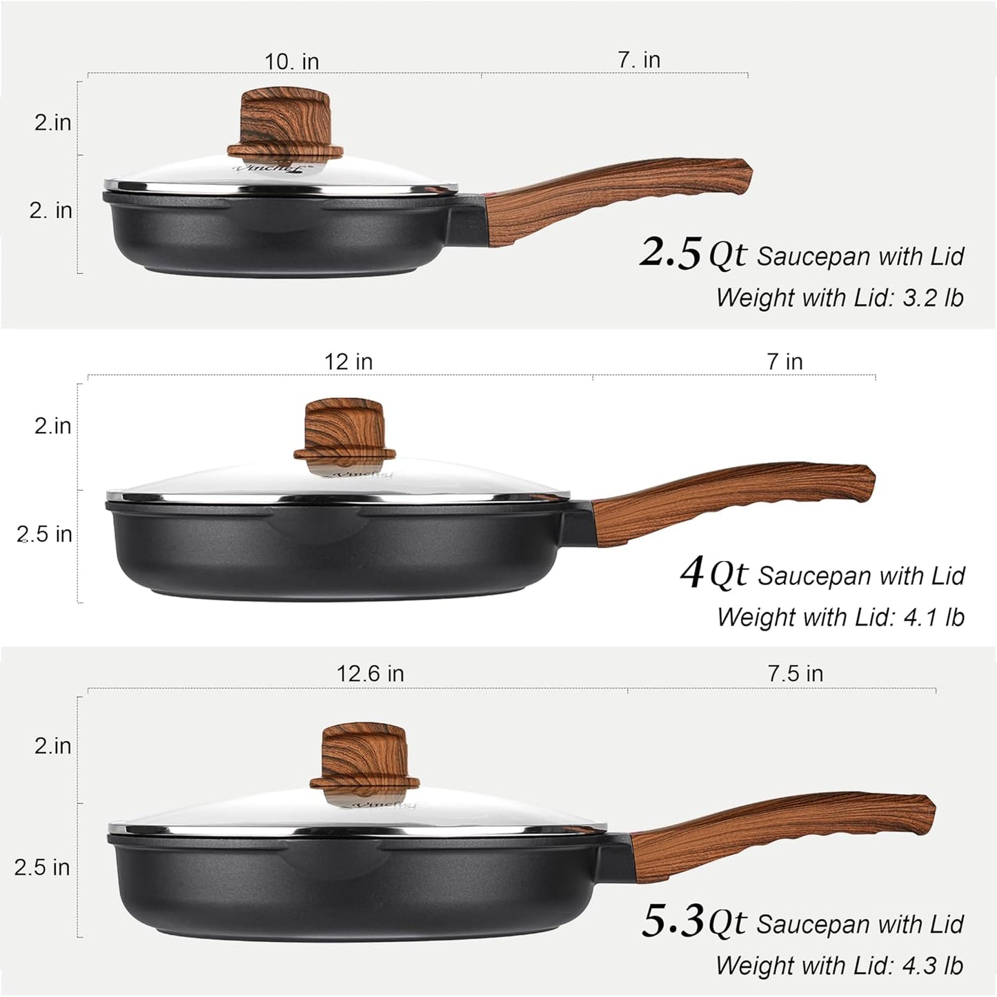 Vinchef Pots and Pans Set