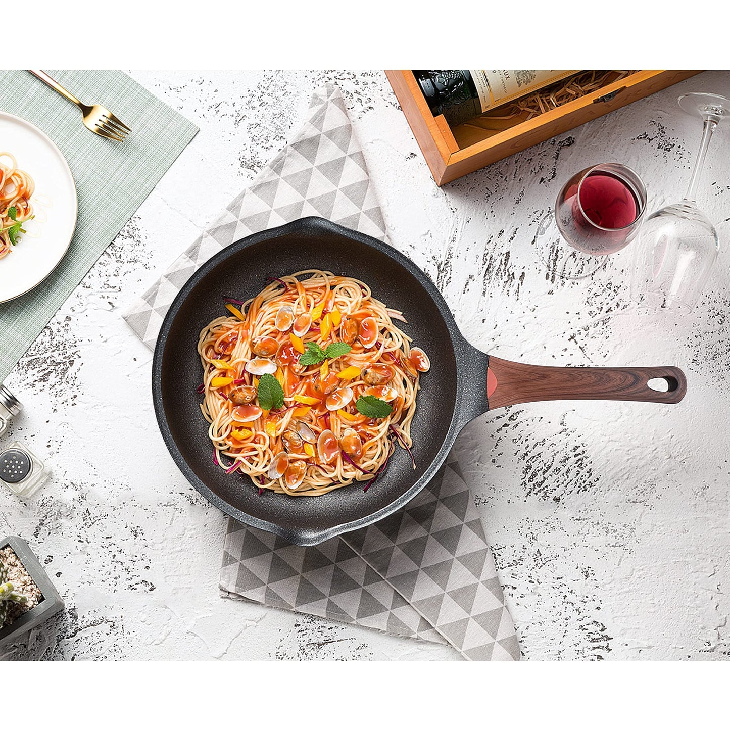 Vinchef Nonstick Deep Frying Pan