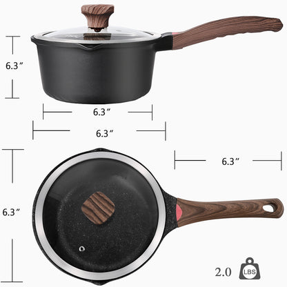 Vinchef Nonstick Sauce Pan with Lid