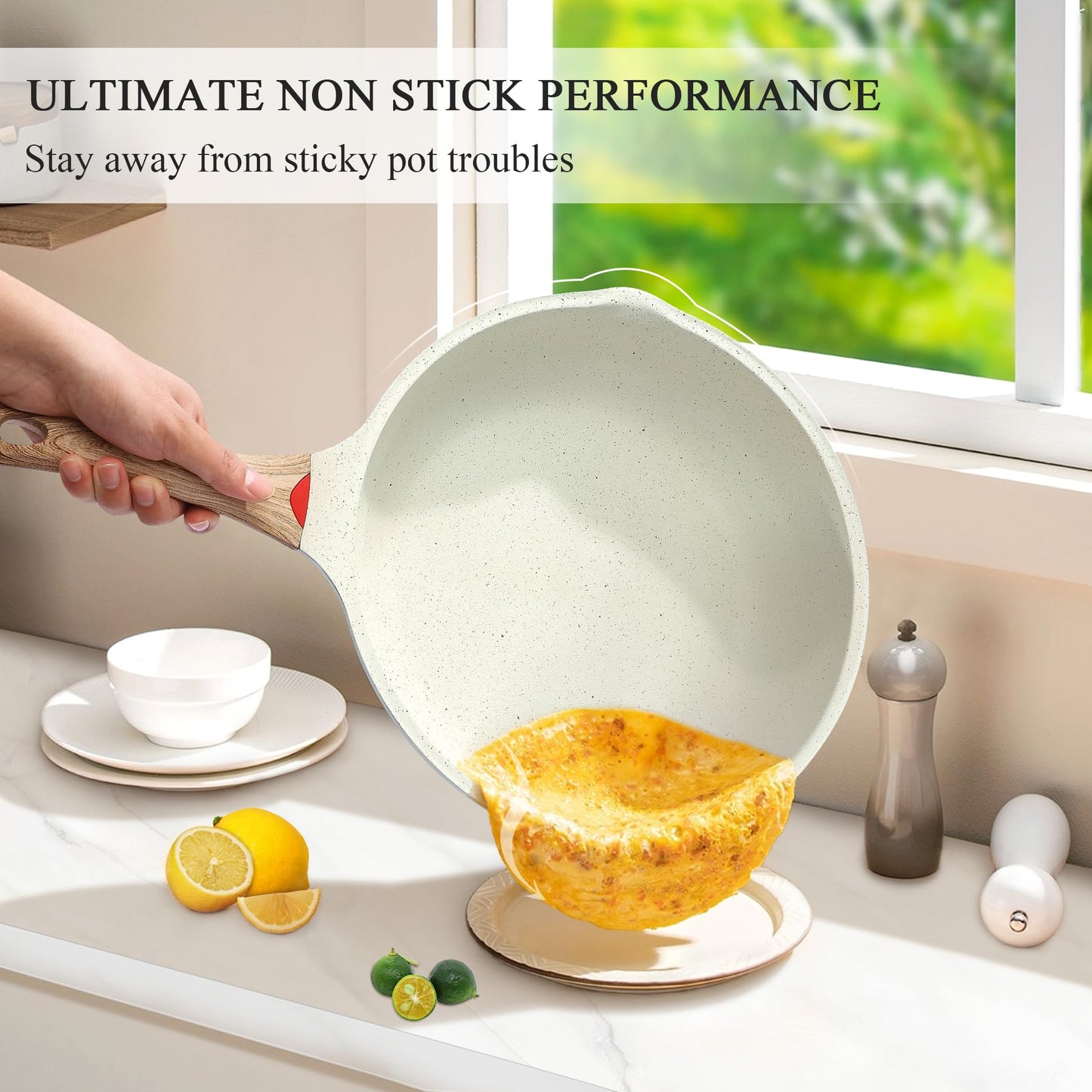 Vinchef Nonstick Deep Frying Pan