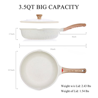 Vinchef Nonstick Deep Frying Pan