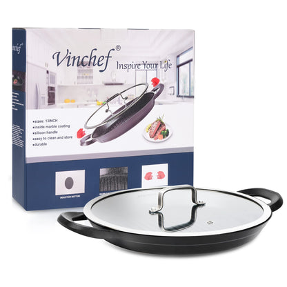 Vinchef Nonstick Grill Pan for Stove tops