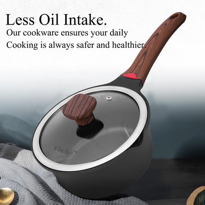 Vinchef Nonstick Sauce Pan with Lid
